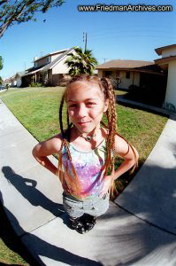 Girl on Rollerblades