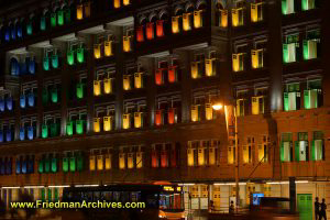 Hotel with Colorful Shutters