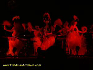 Hula Dancers (Red)