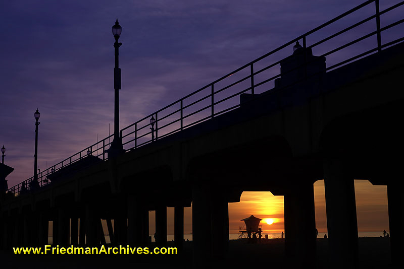 Huntington Beach Pier Sunset