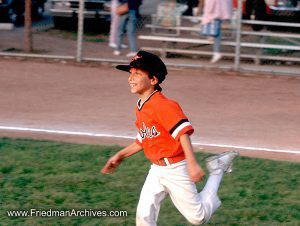 Kids and Sports Running Home