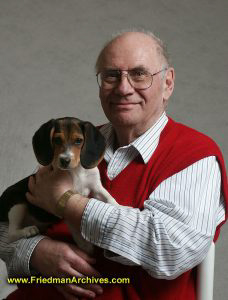 Man with Puppy