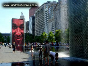 Millennium Park Establishing Shot