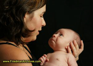 Mommy and Baby Frowning