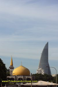 Mosque and Skyscraper