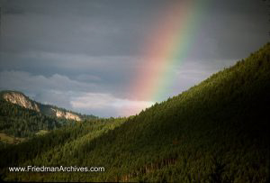 Mountain and Rainbow