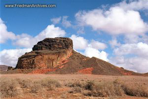 Hill and Clouds