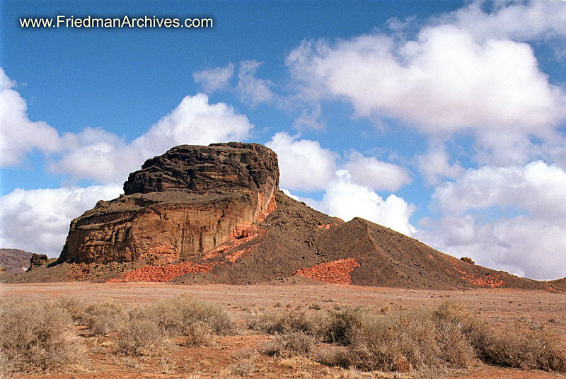Hill and Clouds