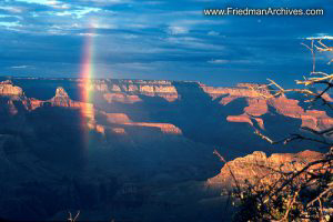 Rainbow in Grand Canyon