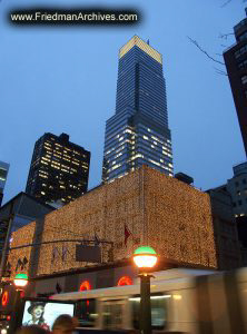 Building and Lights at Night