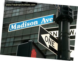 Madison Avenue Street Sign