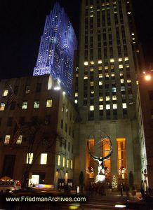 Rockefeller Center Establishing Shot