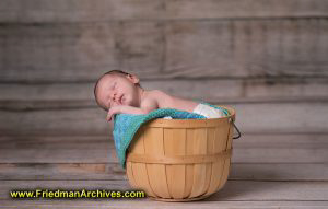 Newborn in a Basket