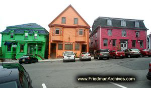 Nova Scotia Colorful Houses