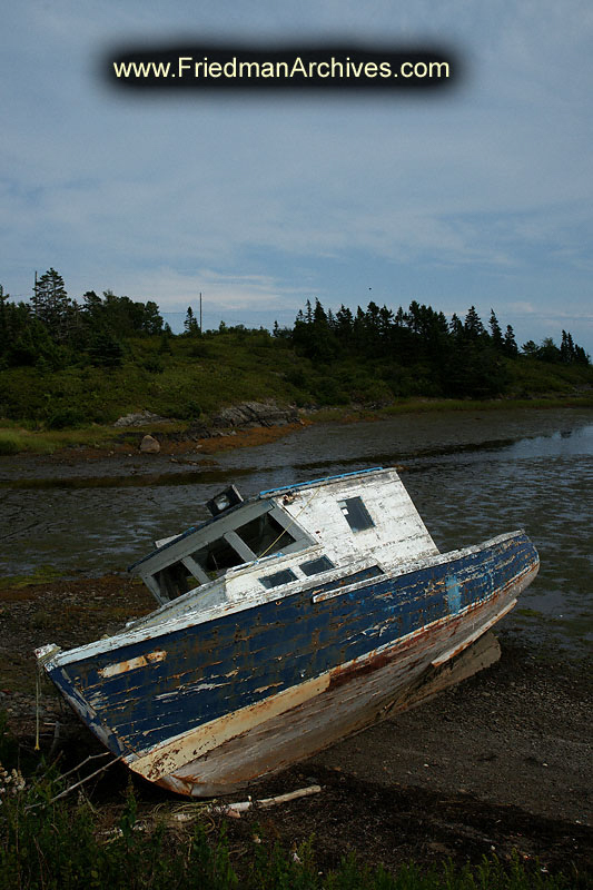 Shipwrecked Boat