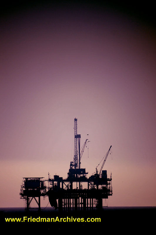 Oil Rig Drilling Platform