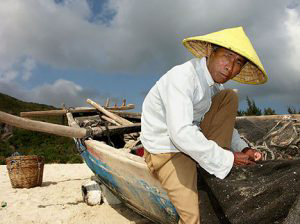 An old fisherman.