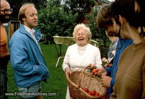 Old lady and Tomatoes