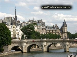 Paris Buildings Near Louvre