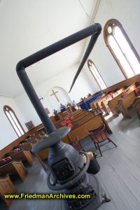 Pot-Bellied stove in Church