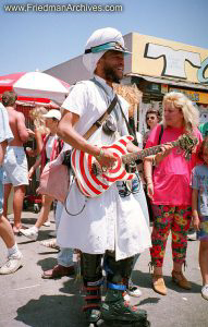 Roller Skating Turban Guy