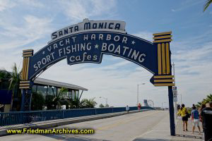 Santa Monica Pier Sign