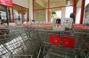 Shopping Carts Locked