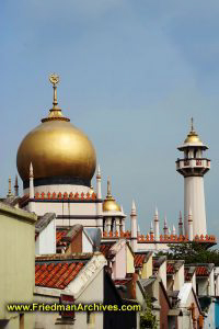 Singapore / Mosque in Neighborhood