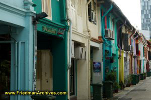 Singapore / Rows of Storefronts