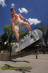Skateboarder in Colorado