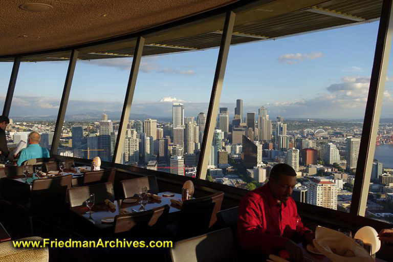 Space Needle Restaurant The Friedman Archives Stock Photo Images by Gary L. Friedman