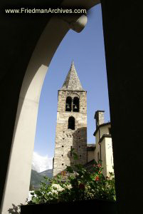 French Countryside / Steeple Through Arch