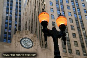 Streetlight and Stock Exchange