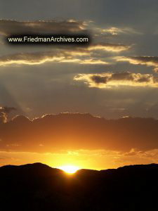 Sunset in Nevada