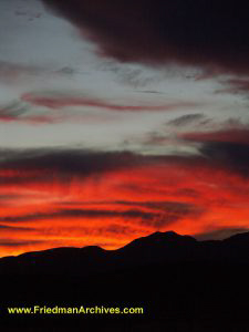 Sunset in Nevada