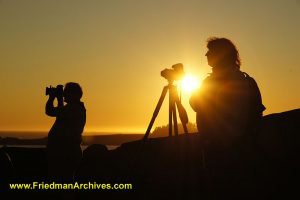 Sunset with Photographers