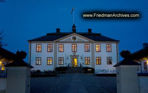 Sweden Mauritzberg Slott at Dusk