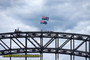 Top of the Sydney Harbor Bridge