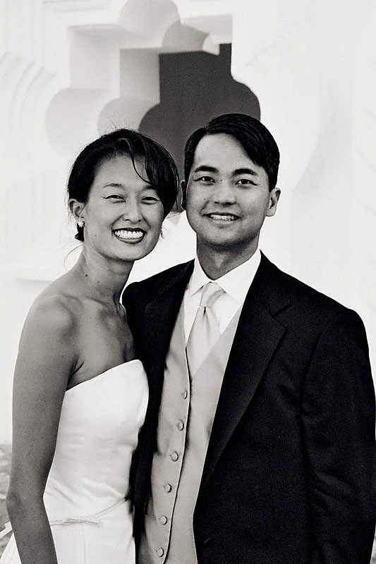 Wedding Sampler B and W Portrait