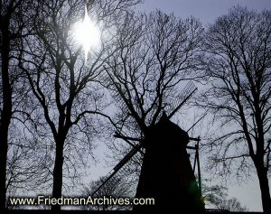 Windmill Silhouette