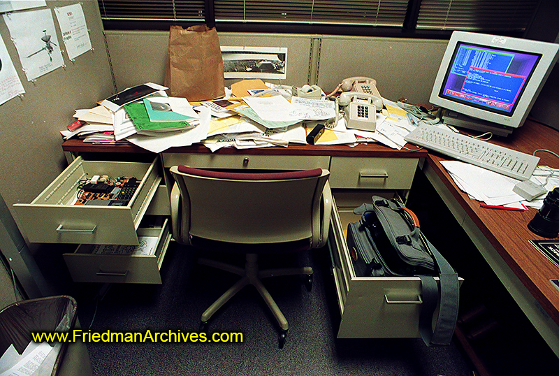 NASA,JPL,Gary Friedman,messy,desk,