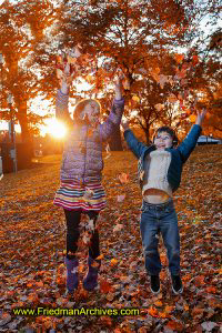 fall autumn playing children,orange