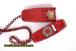 Red Trimline phone