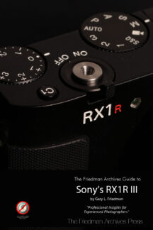 RX1R III Front cover